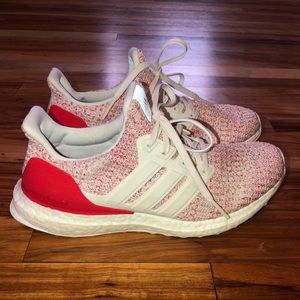 adidas ultraboost red sneakers